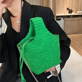 Роскошная женская маленькая сумка-портфель из хлопчатобумажной ткани, сумки-мессенджеры через плечо для женщин, модные женские сумки в полоску с короткой ручкой 2022 года
