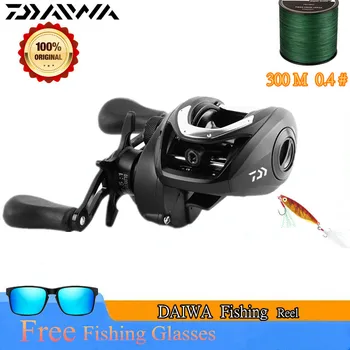 Оригинальные Рыболовные катушки DAIWA CC80 Baitcasting 4 + 1BB Передаточное отношение 7,5: 1 Максимальное сопротивление 7 кг Baitcast Reel Fishing Metal Light Spool