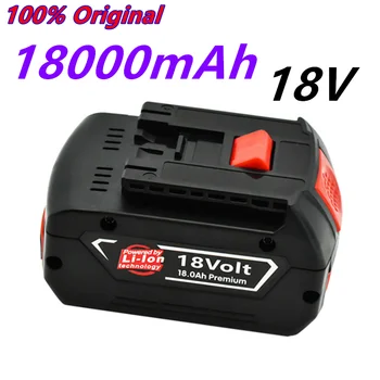 Original 18V 18000mah lithium-ionen batterie für 18V backup Batterie 18Ah ersatzteil tragbare BAT609 anzeige lightf