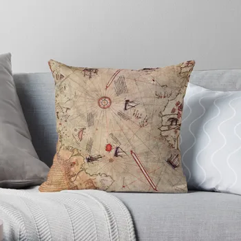 Подушка с картой Пири Рейса Диванные подушки Роскошные наволочки Подушки для дивана