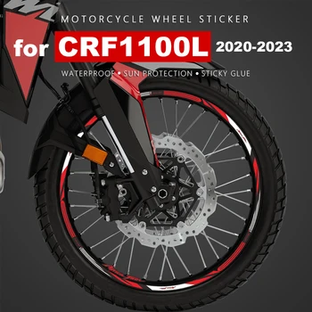 Наклейка На Колесо Мотоцикла Водонепроницаемый Обод В Полоску CRF1100L Africa Twin Adventure Sports 2022 для Honda CRF 1100L 1100 L 2020-2023