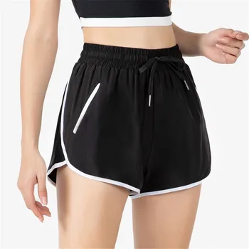 Летние шорты для бега, женские Теннисные Волейбольные шорты для тренировок, Быстросохнущие Свободные Повседневные Джоггеры для бега трусцой, Шорты для йоги, спортивная одежда