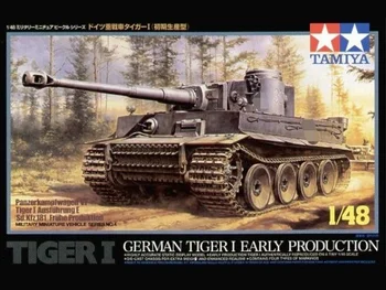 Tamiya 32504 1/48 Модельный комплект Немецкий Panzerkampfwagen VI Tiger I Ausf. E Ранняя версия