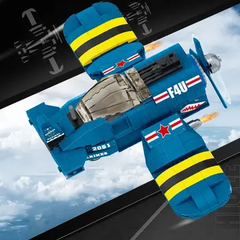 3D Модель DIY Алмазный строительный блок Кирпич Мини Военный самолет Истребитель Военный самолет Игрушка для творческой сборки для детей