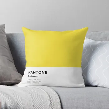 Лютиковый Желтый Pantone с простым дизайном, наволочки для диванных подушек