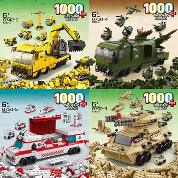 Сборка строительного блока 10000 Моделей больших танков высокой сложности Классический Набор для взрослых Дисплей Коллекционная модель Детский Подарок-головоломка