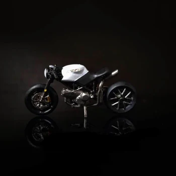 Модель мотоцикла из смолы в масштабе 1:64, Сцена для отображения персонажа, Фигурка из смолы, Аксессуары для игрушек.
