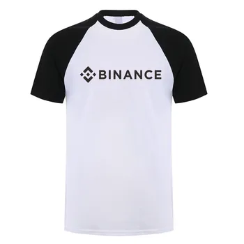 НОВАЯ футболка Binance Crypto Men, повседневные футболки, хлопковые крутые топы с коротким рукавом, футболка