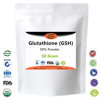 50-1000 г высококачественного 99% глутатиона (GSH), бесплатная доставка