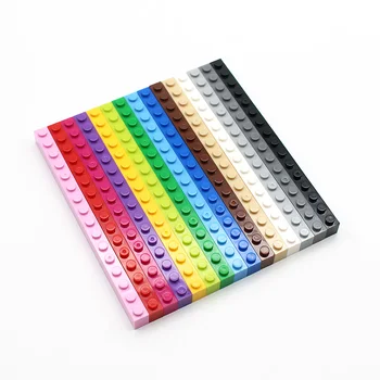 15шт строительных блоков MOC Brick 1x16 (3h) 2465 DIY Enlighten, совместимых с обучающими многоцветными детскими игрушками