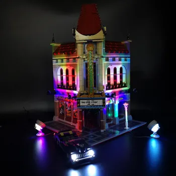 Комплект светодиодной подсветки для 10232 Palace Cinema, набор строительных блоков (не включает модель), кубики, игрушки для детей