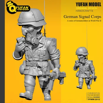 Модель Yufan 1/32 Фигурка из смолы Q версия солдата из смолы (высотой 60 мм) Yfww-2012