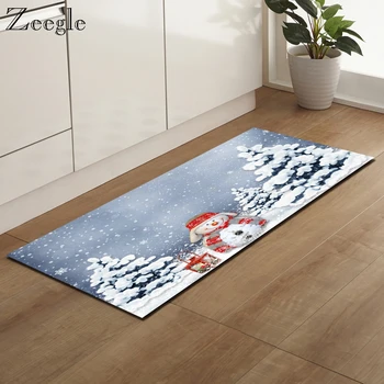 Прямоугольник Zeegle Рождественский коврик, коврик для кухни, коврик для спальни, вход на улицу, приветственный коврик, коврик для ванной, домашний декор, коврики для пола