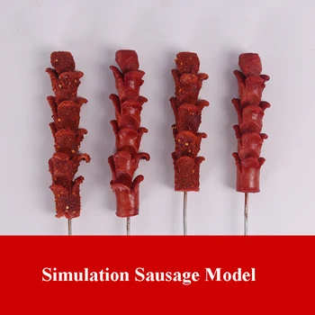 Поддельная модель еды, реквизит для сосисок, имитация формы для сосисок, жареная колбаса, ветчина на палочке, колбасные изделия