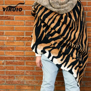 Покрывало с рисунком тигровой полосы бренда YIRUIO, покрывало для гостиной, спальни, Декоративное покрывало для дивана-кровати, кресла, кушетки, Пригодное для носки Одеяло