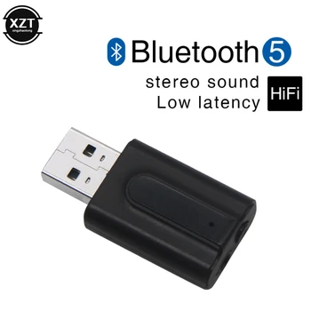 5.0 Bluetooth Передатчик приемник ТВ 2 В 1 3,5 мм AUX Hi-Fi стерео аудио USB Мини беспроводной адаптер для динамиков автомобильный ПК