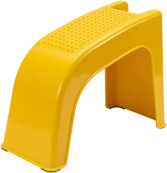 Подставка для ног в душе, пластиковая подставка для ног, табурет для ног в душе, для бритья ног взрослыми, желтый