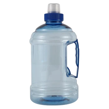 1Л Big Large BPA Free Sport Gym Training Party Drink Бутылка для воды С крышкой Чайник Цвет: Синий Объем: 1 л