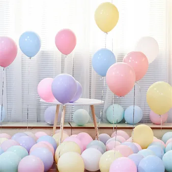 100шт 10-дюймовый воздушный шар Детский День Рождения Свадебное украшение сцены Реквизит для фотосъемки