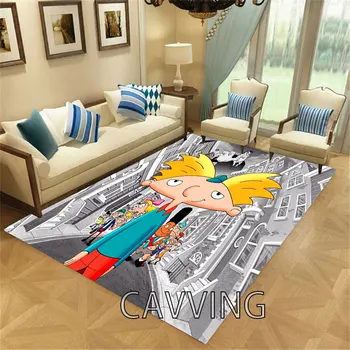 Эй, Арнольд, ковер с 3D-принтом, фланелевые коврики, противоскользящий большой ковер, украшение дома для гостиной, ковры для спальни, домашний декор