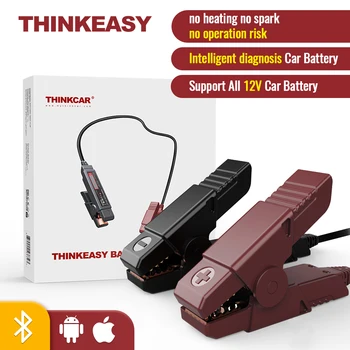 THINKCAR New Thinkeasy Bluetooth Тестер Автомобильного Аккумулятора 12V 2000CCA Тест Батареи Инструменты Для зарядки Cricut Auto Инструменты Диагностики Автомобиля