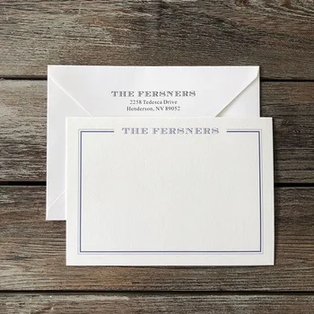 Индивидуальные карточки для заметок из высококачественной белой матовой бумаги