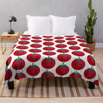 Одеяло с помидорами Smile, Движущееся одеяло, Летние Постельные принадлежности, Одеяла, Мягкие Постельные принадлежности, одеяло для волос