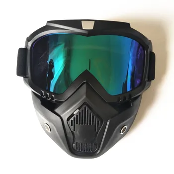 Уличное мотоциклетное снаряжение, защитные очки, щиток для лица, ветрозащитные очки, шлем для езды от пыли по бездорожью, тактические очки