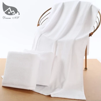Банные полотенца большие полотенца большие банные полотенца хлопчатобумажные для взрослых, косметические подарки для СПА-отелей, впитывающие белые полотенца и сине-оранжевые