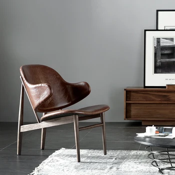 U-ЛУЧШЕЕ дизайнерское оригинальное кресло для отдыха, кофейное кресло, простое кресло для гостиной с односпальным диваном