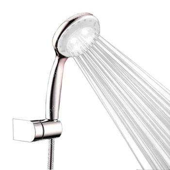 water power Romantic White Меняет цвет светодиодной насадки для душа, освещает домашнюю воду в ванной комнате