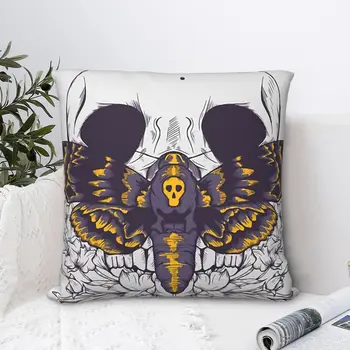 Художественная наволочка Death Moth в стиле хип-хоп, подушка для рюкзака, для сада, с принтом 