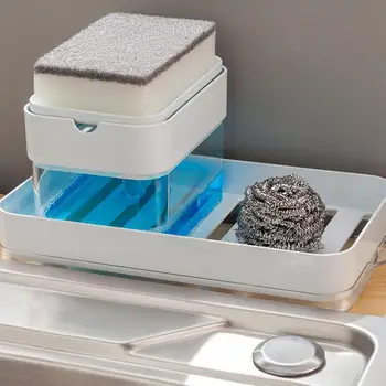Коробка с дозатором мыла Пресс для жидкого моющего средства Ручной Пресс для жидкого мыла Органайзер для мыла Кухонные Инструменты Гаджеты Предметы