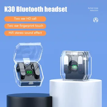 Наушники K30 Tws Bluetooth Беспроводная Bluetooth-гарнитура Hi-Fi Стерео наушники-заушники с шумоподавлением спортивные водонепроницаемые наушники