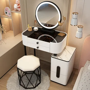 Туалетный столик Небольшой Бытовой Экономичный Легкий и роскошный Скандинавский Современный Простой туалетный столик для спальни Высококачественный столик