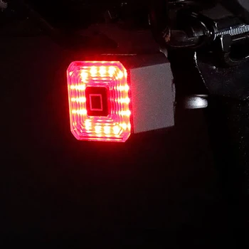Задний фонарь умного велосипеда, задний стоп-сигнал горного велосипеда, USB-перезаряжаемый датчик тормоза велосипеда, 6 режимов ночного освещения