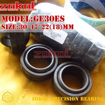 Радиальный сферический подшипник скольжения ZOKOL bearing GE30ES 30*47*22 (18) мм