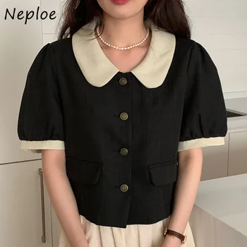 Неплоэ Корейская мода, простые универсальные куртки с воротником 