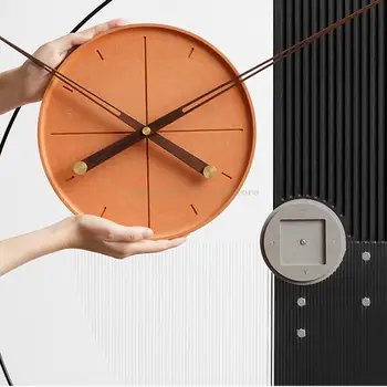 Настенные часы большого размера в спальне Современный дизайн Роскошный Современный дизайн Цифровые настенные часы в скандинавском стиле Orologio Da Parete Digitale Home Decor