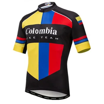 Колумбия Велосипедная одежда С коротким рукавом Одежда для скоростного спуска Дорожный MTB Трикотаж Велосипедная одежда Куртка Рубашка Облегающий Свитер Удобный Digita