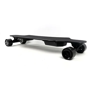 Самый популярный высокоскоростной электрический скейтборд Maple с дистанционным управлением для бездорожья с 4 колесами Long board e Электрический скейтборд