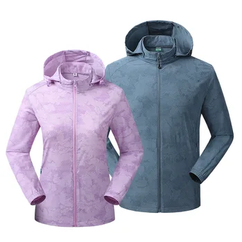 Мягкая легкая куртка для кемпинга, Женская Мужская одежда для защиты от ультрафиолета, ветровка для быстрой сушки кожи с карманом, дышащая