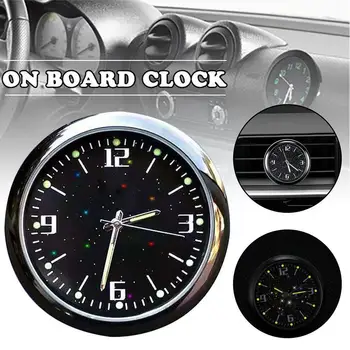 Автомобильные часы Светящиеся Наклеивающиеся Цифровые Часы Кварцевые Часы Air Водонепроницаемый Воздух С Зажимом Часы Вентиляционное Отверстие Часы Автомобильные Часы H7Z6