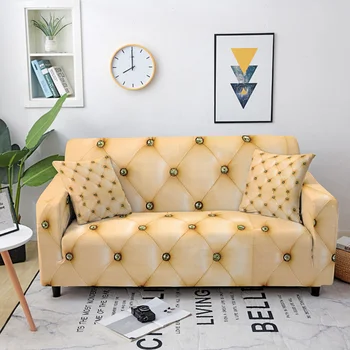 Эластичный чехол для дивана с цифровой печатью для гостиной на 1/2/3/4 места, эластичные чехлы для диванов, чехол для домашнего декора, Защита мебели