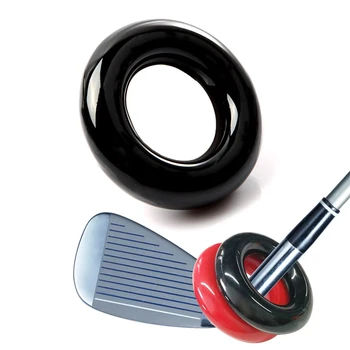 1 шт. Круглое силовое кольцо для разминки клюшек для гольфа, тренажер для тренировки гольфа, утяжеленный тренировочный инструмент для гольфа