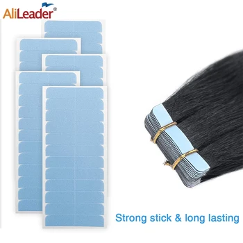 Новая двусторонняя клейкая лента на 5 листов для наращивания волос, замена ленты, сверхпрочная лента для волос, водонепроницаемые аксессуары для волос